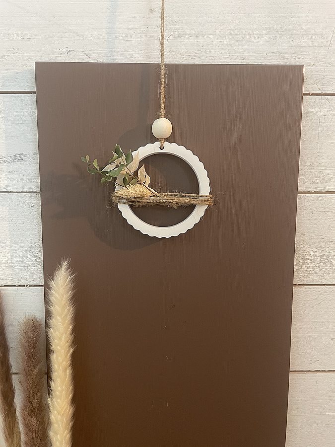 Kranz mit Blumen